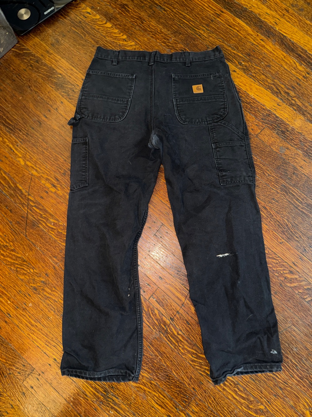 Carhartt Black Cargo Work Pants with Utility Pockets